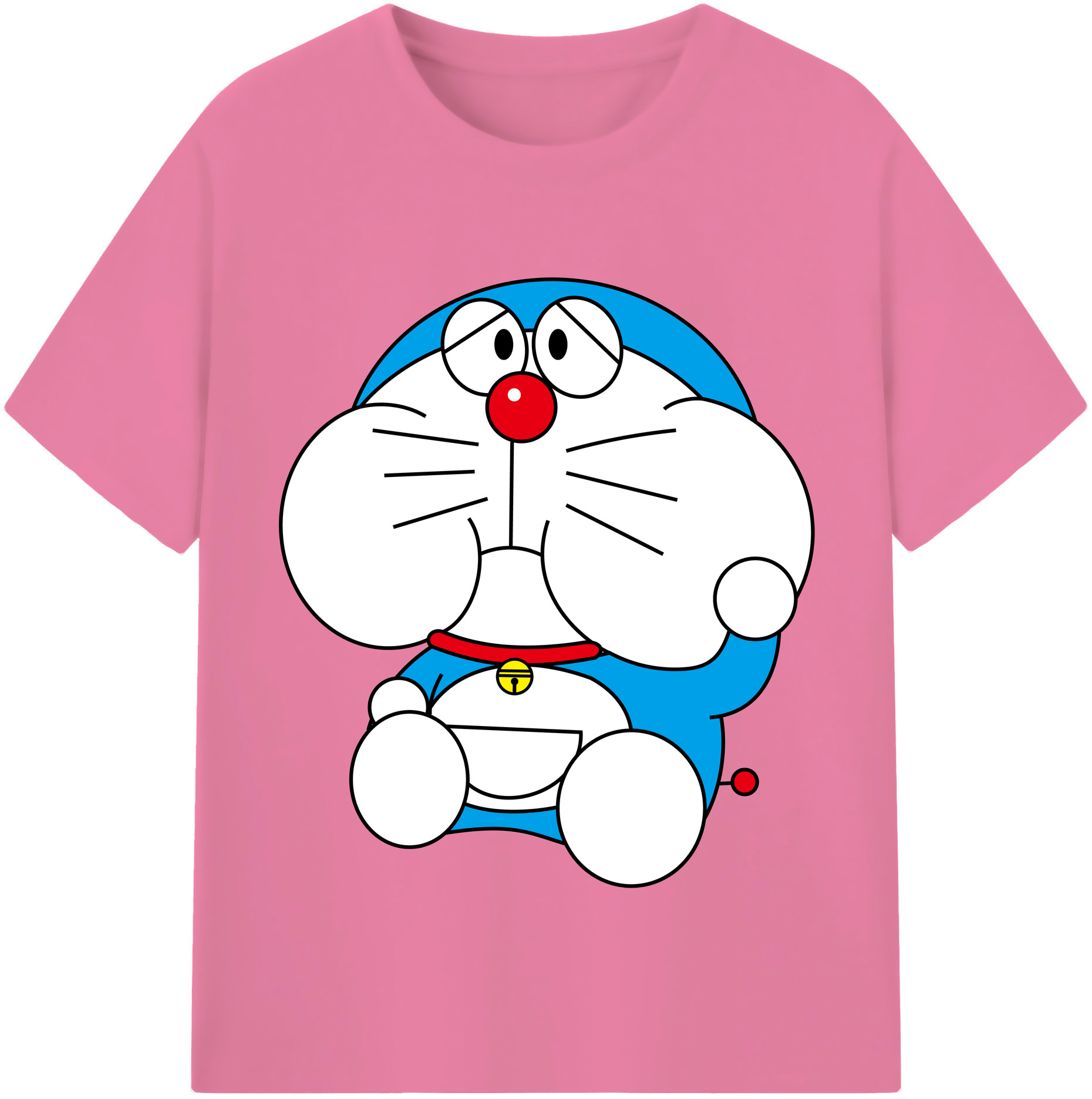 （画像用） ドラえもん Doraemon 綿100％半袖Tシャツ（フロントプリント）
